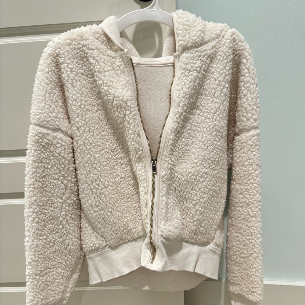 fleece jacket* offers welcome